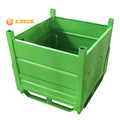 E-deck Heavy Duty Folding Stackable Steel Storage Bulk Sheet Pallet with Half Drop Front