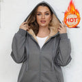 Women's Winter Coat with Breathable Top and Plush Hood Front Logo Included Cross-Border Fashion Hoodies & Sweatshirts