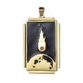 Kirin New Trendy 925 Sterling Silver Lighter Pattern Design 18k Gold Couple Pendant Necklace