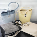 Stylish Women's PU Woven Texture Crossbody Bag