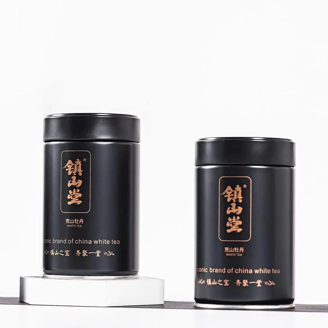 Tinplate Round Matte Silk Screen Printed Tin Can with Screw Cap Airtight Container for Coffee Matcha Powder Food Storage