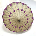 LOTUS New Design 16 Ribs Lace Pagoda Sequins Parasol Embroidery Umbrella for Customization