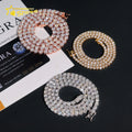 Bulk Stock Drop Shipping Hip Hop Hot Selling Pass Diamond Tester VVS D Moissanite 925 Sterling Silver Tennis Chain&Bracelet