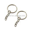Ivoduff 25mm Simple Keychain Hardware Metal Key Holder Keyring for Bag Decoration