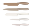 Stellar New 5-Piece Stainless Steel Chef Knife Set Non-Stick Coating Colorful PP Ambidextrous Handles Eco-Friendly 3Cr13 Blades