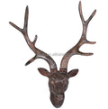 Resin Crafts Deer Head Wall Decor Faux Taxidermy Animal Head Wall Art-Geometry Deer Head Home Decor