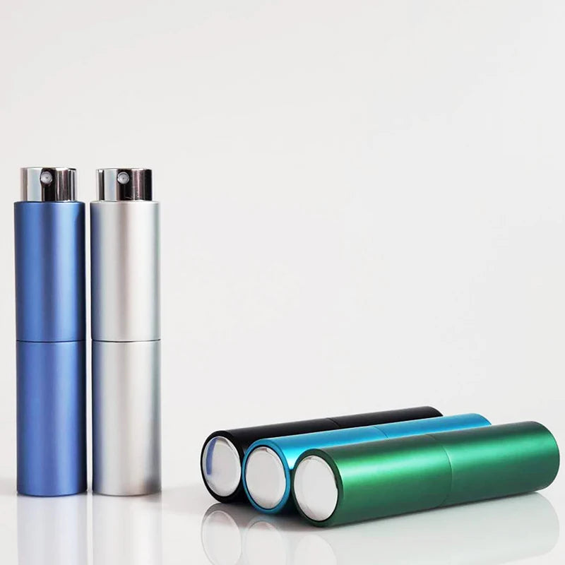 High Quality Mini New Popular 10ml Travel Luxury 8ml Customize Rotate Premium Easy-fill Perfume Atomizer
