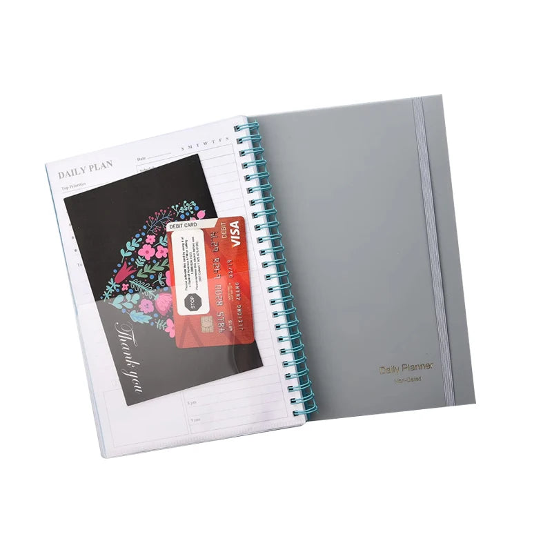 Personalized Custom Wire-O Spiral Notebooks A5 Notebooks Planner Agendas Lined Dotted Plain Printing