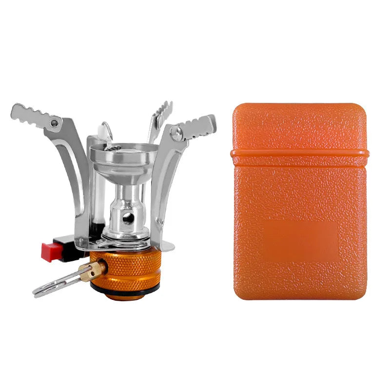 Kongbo Cheap Portable Folding Ultralight With Piezo Ignition Mini Camping Stove  With Electronic burner for Outdoor