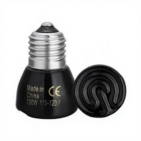 45mm Manufacturer Ceramic Heater Emitter Bulb Heating Lamp 110V 220V Infrared Pet Reptile Mini Ceramic Heater