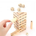 Giant Wooden Tumbling Tower Blocks Stacking Game for Building Balance Skills Toy for Kids