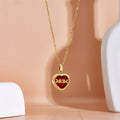 Custom Design Jewelry Fashion High-end Gold Plated love MOM Letter Pendant Zircon Necklace Mother's Day Gift Women Jewelry