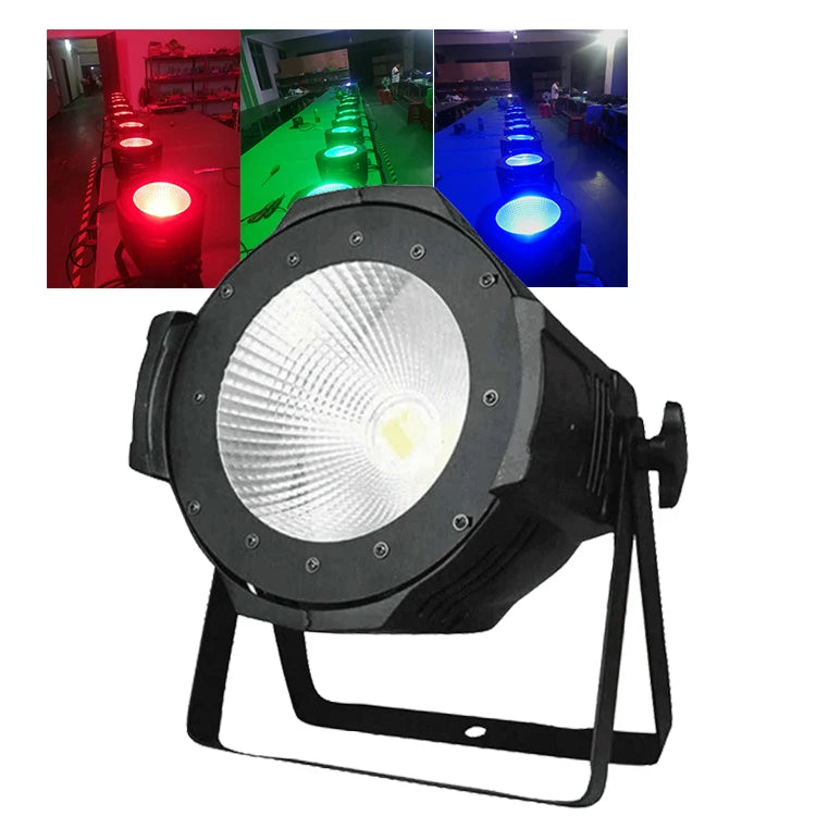 High Power 100W Rgb 3In1 Dmx Control Stage Lighting Led Cob Par Light for Dj Disco