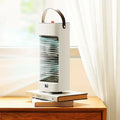 Dual Spray Portable Air Conditioner Fan 450ml  Rechargeable Air Cooling Fan Humidifier with Digital Display and Night Light