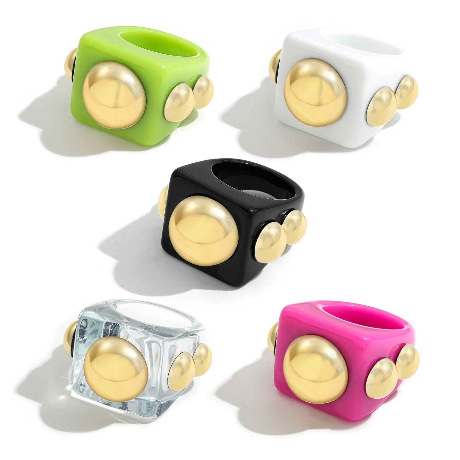 Fashion Resin Ring Jewelry for Party or Anniversary Occasions