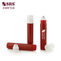RPP-20ML Factory Direct Empty Glossy Red Custom Color PP PCR Recycle Roll on Bottle With White Cap for Serum Essence Container