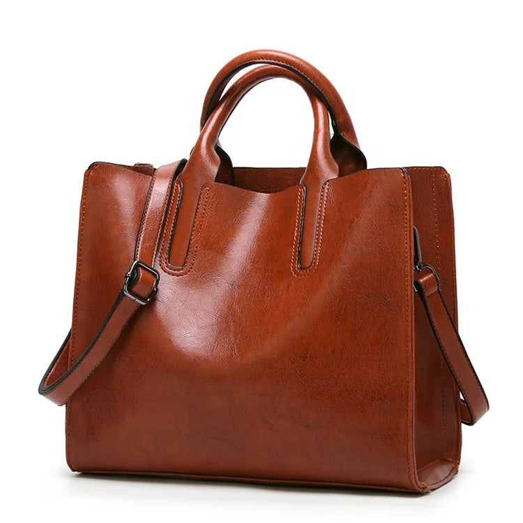 New Arrival Simple Leisure Handbag Custom Shoulder Messenger Bag Large Capacity Tote Handbag for Women