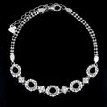 Sterling Silver 4*5mm Semi Mount Bracelet Empty Support Blank Claw Setting S925 Mountain Base Holder Without Stone Inlay for DIY