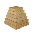 Premium Black Corrugated Pizza Box Custom Logo Takeout Delivery Packaging Wholesale Bulk Pizza Containers - Grease-Resistant