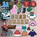 Wholesale Supplier Designer DIY Xmas Ornaments Decor Flex PVC Clogs Sandals Accessory for Christmas Party Family Bulk
