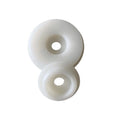 CNC Machined Turned Plastic White UHMW Discs