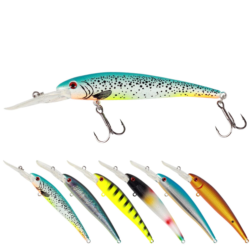 WEIHE 12cm 10.2g  Top Hard Fishing Lures Minnow Quality Baits Wobblers Good Action Professional Fishing Tackles Artificial
