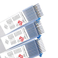 1.6mm WZ8 2% Thoriated Tungsten Electrode Red Tip for TIG Welding 150mm/175mm
