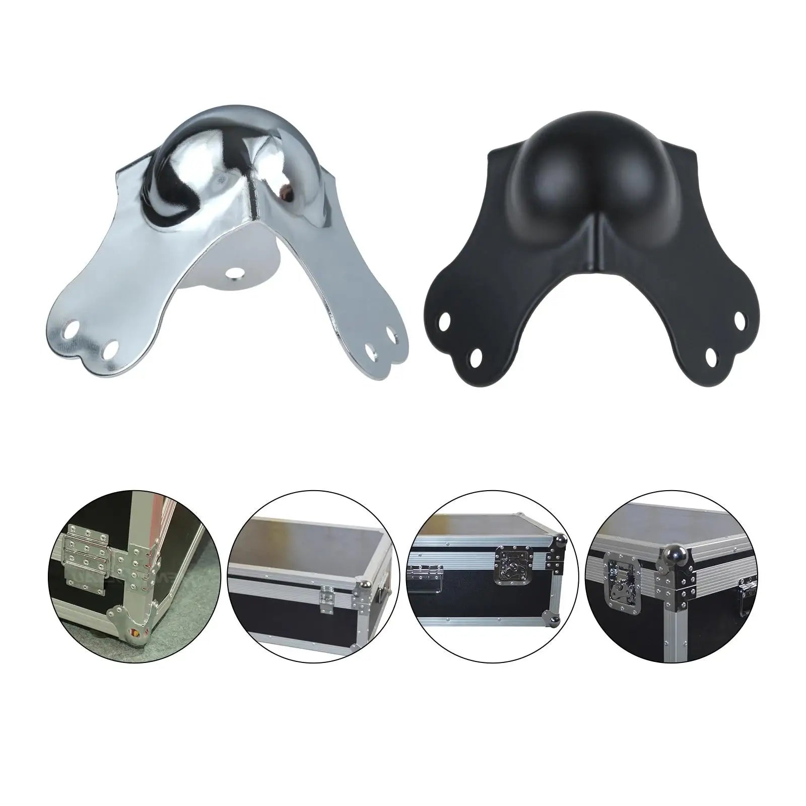 Flight Box Spherical Corner Singing Box Hardware Iron Corner Protection Iron Box Anti-Deformation Corner Code Angle Iron