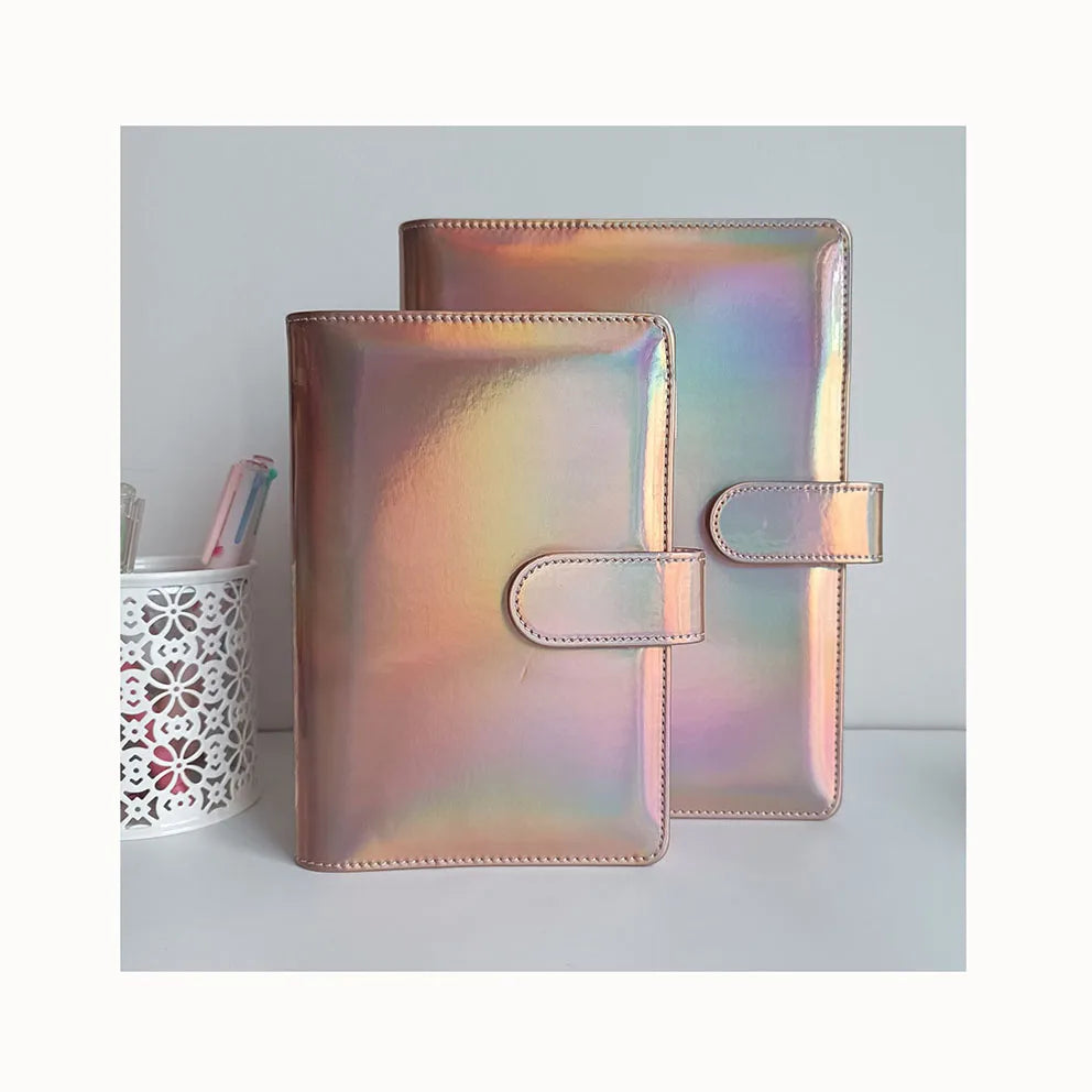 Wholesale High Quality Glitter Leather Budget Binder for Cash Envelopes Rings Budget Binder Accessories Budget Binder Wallet