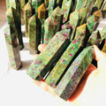Wholesale  Natural  High Quality Ruby Fuschite Towers Crystal Healing Wand Points for Decoration