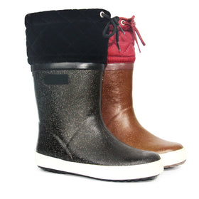 Wholesale 2026 Quality Brand Snow Boots Girls Winter Waterproof Wellington Boots Warm Fur Toddler Gumboots for Kids