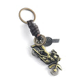 Wholesale Vintage Key Holder Punk Rock Style Men Motorbike Motorcycle Keychain for Boys