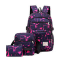 Hot Selling Student Bags Boys and Girls Cartoon 3 in 1 Kids School Bag Backpack Set for Teenagers School Laptop Backpack