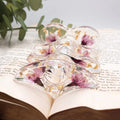 Floral Book Page Holder Resin Flower Thumb Page Holder Reader Gift Bookmark Bookworm Gift