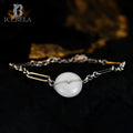 ICEBELA Jewelry Original Chinese Safe Buckle Jade Bracelet Sense S925 Sterling Silver Chinese Traditional Bracelet for Girls