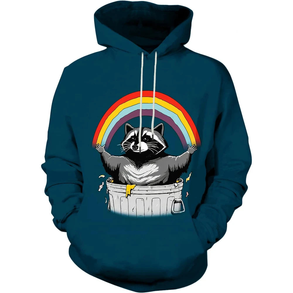Fitspi Wholesale Custom Unisex 3d Novelty Hoodies Long Sleeve Pullover Sweatshirt for Men Women With Pockets