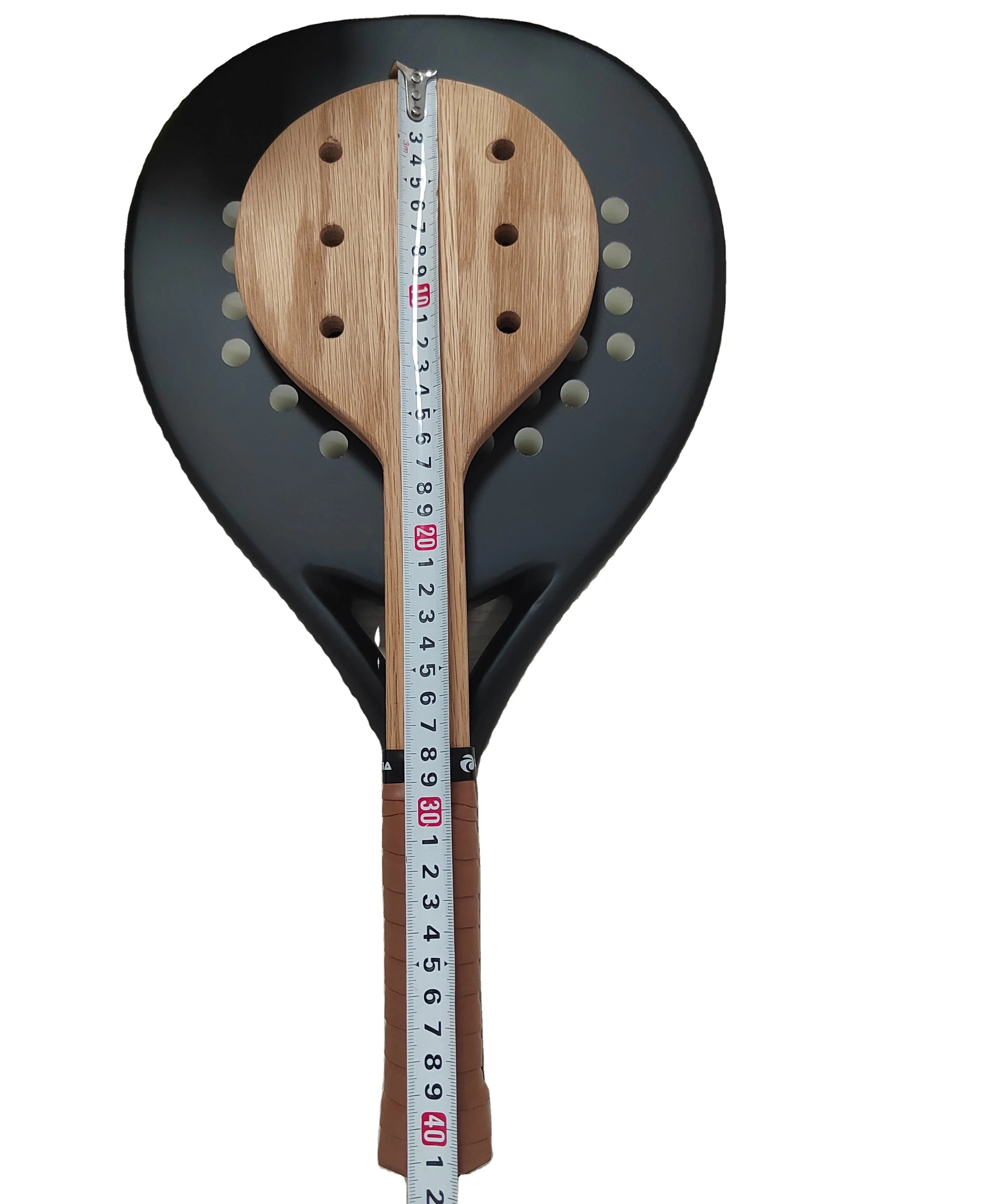 OEM Wooden Padel Sweet Spot Trainer Tennis Training Practice Racket