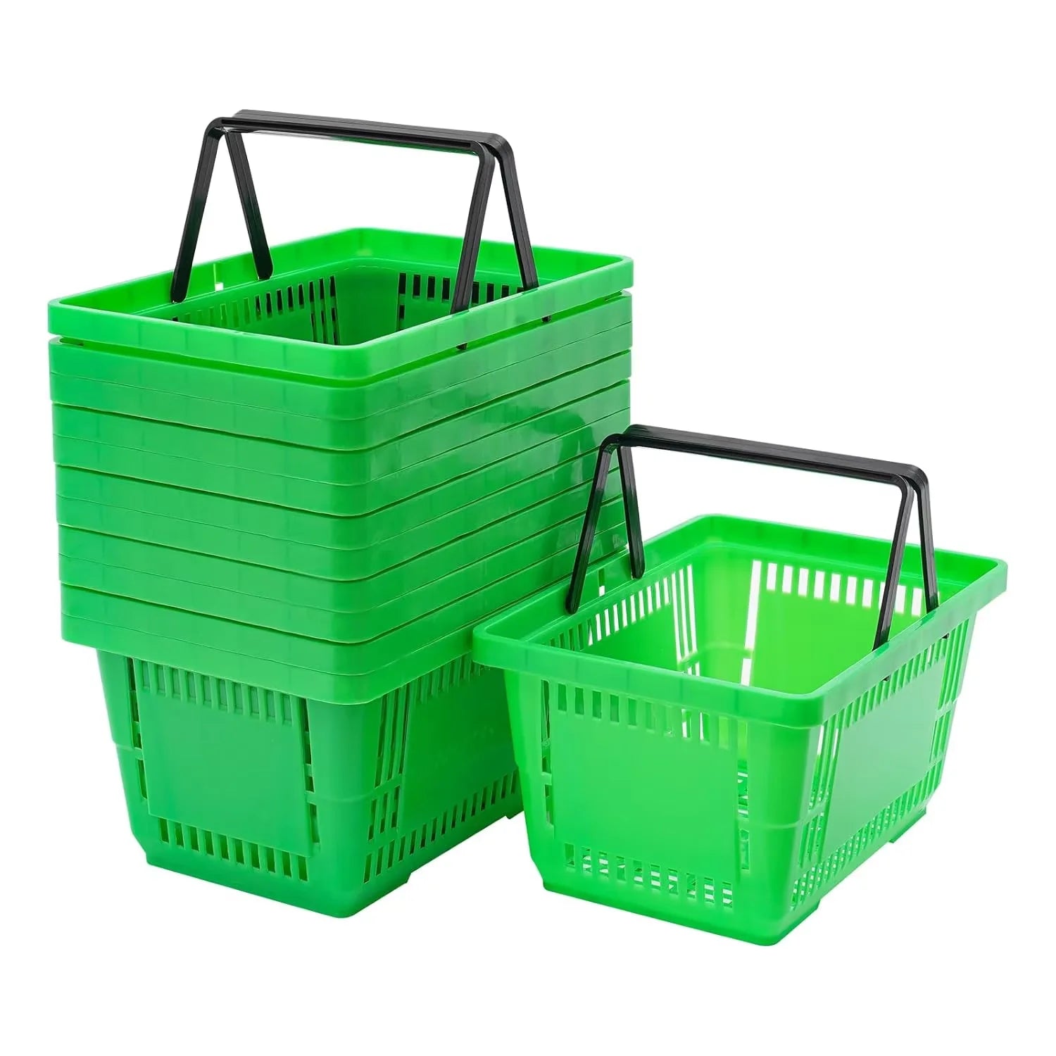28L Factory Price Supermarket Plastic Shopping Baskets for Retail Stores China Shopping Basket Factory Wholesale Portable