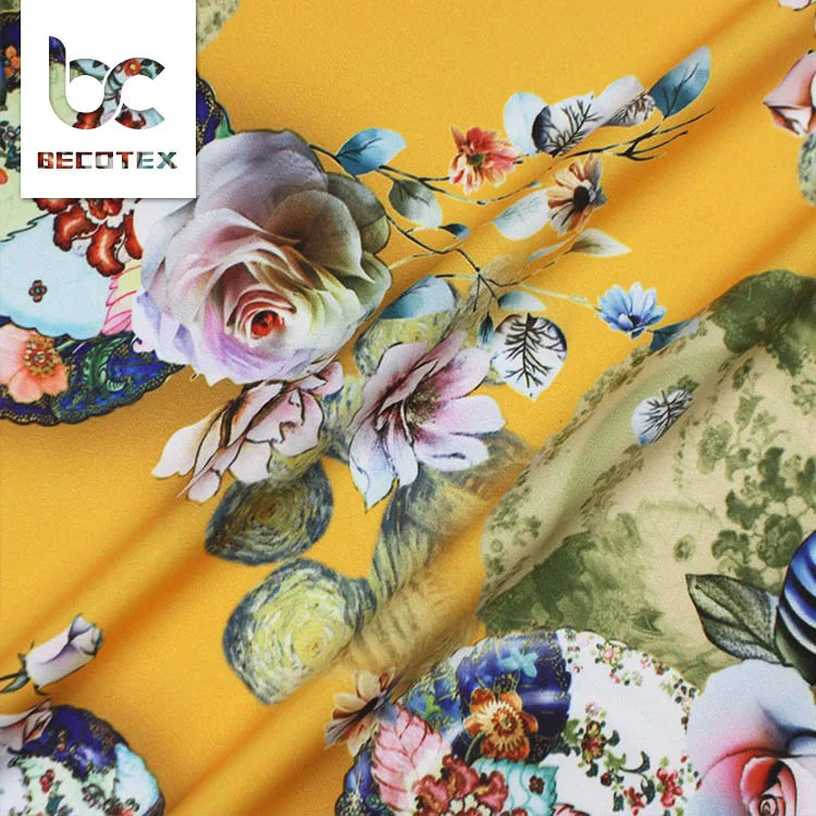 Latest Design Wholesale Digital Printing Material Fabric for Garments