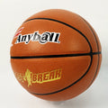 Orange Basketball Size 7 PU Leather Heat Transfer Printing Basketball Playing or Training for Kids/Adults Gym Games Play sports