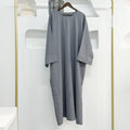 2026 Ramadan Oem Odm Habib Abaya Islamic Clothing Polyester Linen Fabric Casual Dresses Abaya Women Muslim Dress MegaBDM