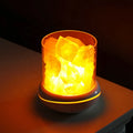 Innovative LED Crystal Himalayan Salt Lamp Diffuser Portable Home Essential Oil Aroma Diffuser Waterless Plastic Material USB