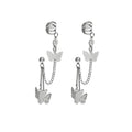 2025 Vintage Chain Tassel Butterfly Earrings Super Fairy Punk Kawaii Earrings for Women