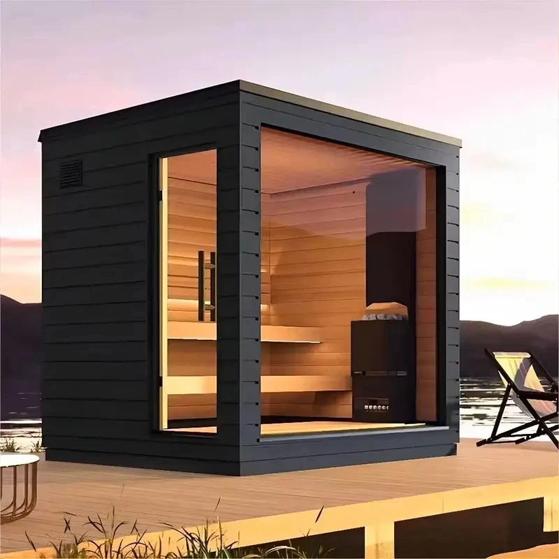 New Luxury Design Red Ceder Sauna Room Accessories-6000W Oxygen Ionizer Decorations for Enhanced Sauna Experience for Villa