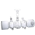 2024 Christmas Edition Large Size Glass Hookah Custom Logo MP5 Hokha New Design Wholesale Shisha with Mirror Technique