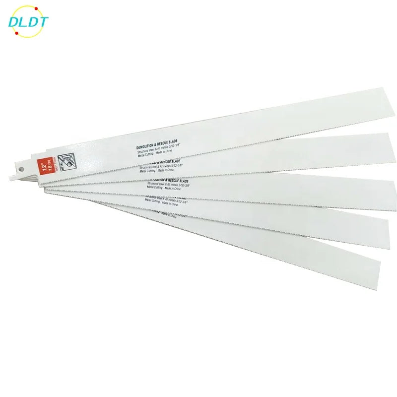 DLDT-12 Inch Heavy Duty Metal Cutting Solid Bar Metal Cutting Reciprocating Saw Blades