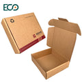 Plain Disposable Corrugated Kraft Paper Box Brown Mailer Box