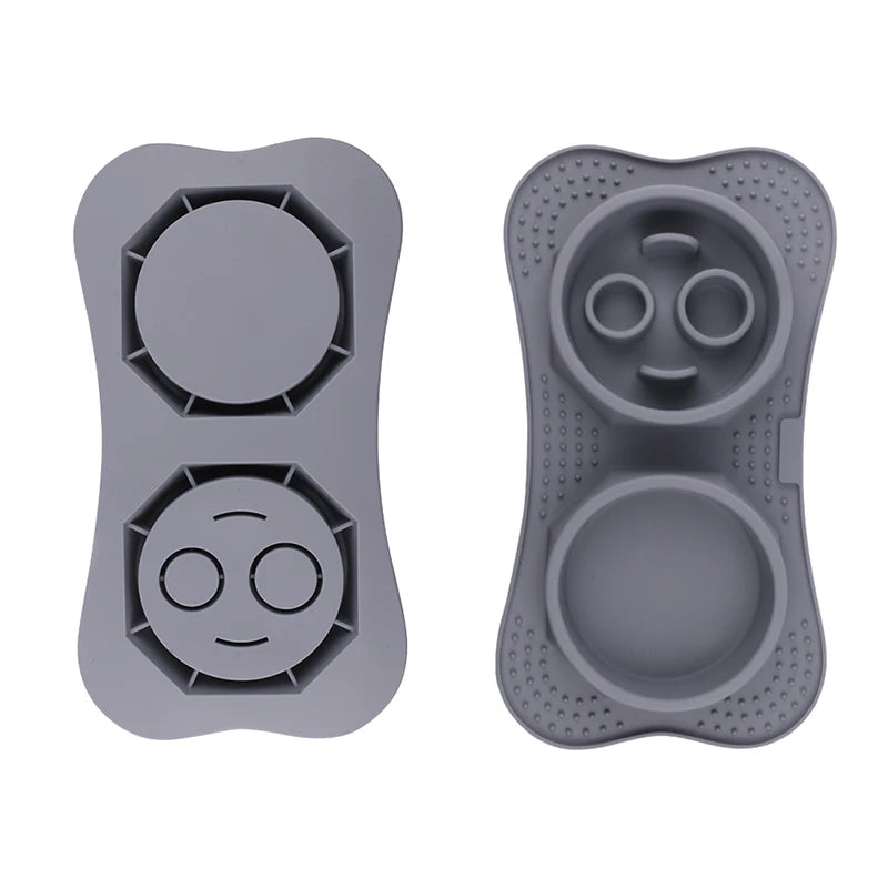 Yun 2-in-1 Non-Slip Dog Bowl Mat Food Grade Silicone Water Slow Feeder Eco-Friendly Pet Lick Mat for Outdoor Use
