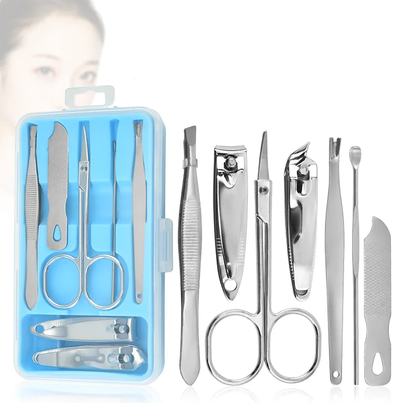 New 7pcs of Nail Repair Tools Cute Cartoon Manicure Pedicure Tools  Portable Home Nail Clipper Set Manicure Set Professional