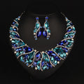 Jewelry Set for Women Statement Necklace Dangle Earrings Set Jewelry Set With Rhinestone
